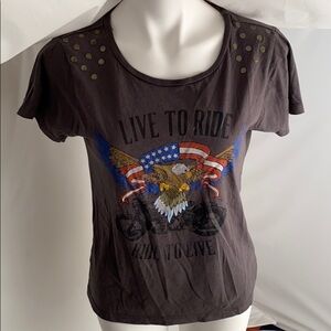 Freeze Live to Ride open back t-shirt M